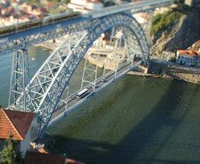Aerial view of the world heritage area of Porto and Vila Nova de Gaia. Credits: Luis Lopes